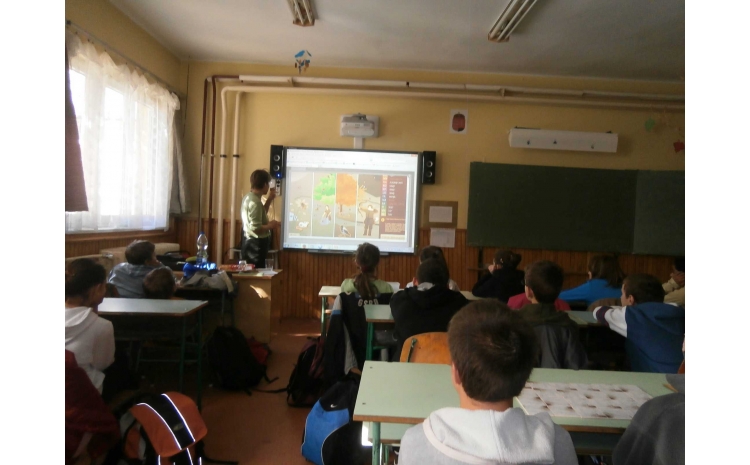 Kihelyezett foglalkozás a Borzavári Általános Iskolában